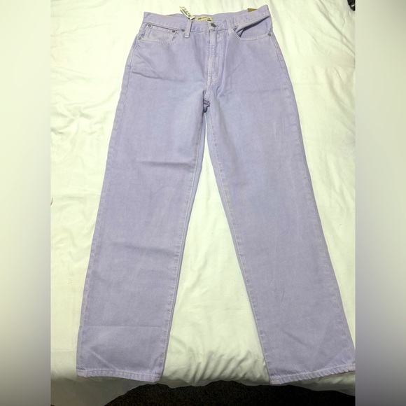NWT Madewell The Perfect Vintage Straight Jean in Light Purple W 28 - Picture 1 of 6